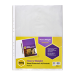 MARBIG A3 PORTRAIT SHEET PROTECTORS HEAVYWEIGHT PACK OF 25