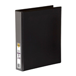 BINDER INSERT MARBIG A4 CLEARVIEW 3 DRING 38MM BLACK