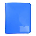 MARBIG ZIPPER BINDER 25MM 2D RING BLUE TECH CASE