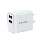 12W DUAL 2XUSBA MAINS POWER ADAPTOR