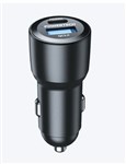 CNVTR 12V DC  5V DC CIGARETTE PLG  1 X USBC  1 X USBA