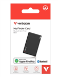 VERBATIM MY FINDER CARD BLUETOOTH FINDER 1 PACK BLACK