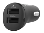 LSVERBATIM CAR CHARGER  DUAL PORT 34A  BLACK