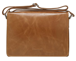 MARSELISBORG 14 LEATHER MESSENGER BUSINESS LAPTOP BAG HANDCRAFTED GOLDEN TAN BRIEFCASE DURABLE ADJUSTABLE SHOULDER STRAP FITS 14 133 12 NOTEBOOK