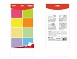NEON NOTES REPOSITIONABLE 75 X 75MM 8 COLOURS 