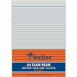 WRITER EXAM PAPER 55GSM 8MM RULED UNPUNCHED A4 WHITE 500 SHEETS