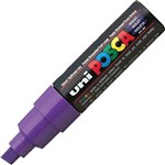 POSCA PC8K PAINT MARKER CHISEL BROAD 8MM VIOLET
