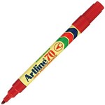 ARTLINE 70 PERMANENT MARKER BULLET 15MM RED