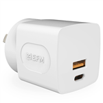 EFM 30W DUAL PORT WALL CHARGER  WHITE