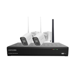 CONCORD LONG RANGE WIRELESS NVR KIT WITH 2 X 8MP BATTERY CAMERAS V3