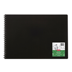 DERWENT ACADEMY VISUAL ART DIARY LANDSCAPE 120 PAGE A3 BLACK