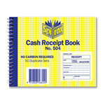 SPIRAX 504 CASH RECEIPT BOOK 102X127MM