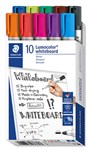 MARKER WHITEBOARD STAEDTLER 351 BULLET ASST BX10