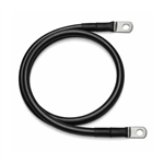 0 GAUGE TINNED BATTERY POWER LEAD  BLACK  1220MM