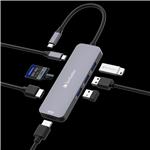 VERBATIM USBC PRO MULTIPORT HUB 8 PORTS