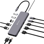 VERBATIM USBC PRO MULTIPORT HUB 13 PORTS
