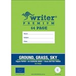 EXERCISE BOOK WRITER PREMIUM A4 64PG 14MM DOTTED THIRDS  MARGIN HOUSE