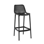 DURABLE CAST STOOL 750MM HIGH  BLACK OR WHITE
