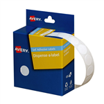 AVERY 937200 ROUND LABELS 14MM WHITE BOX 1200
