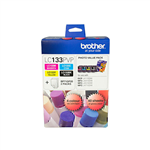 BROTHER LC133 INK CARTRIDGE PHOTO COLOUR VALUE PACK