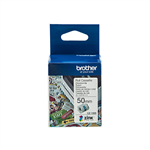 BROTHER CZ1005 LABEL ROLL 50MM X 5M WHITE