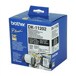 BROTHER DK11202 LABEL ROLL 62 X 100MM WHITE ROLL 300
