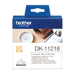 BROTHER DK11218 LABEL ROLL ROUND 24MM ROLL 1000
