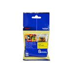 BROTHER MK631 LAMINATED LABELLING TAPE 12MM BLACK ON YELLOW