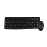 DYNAMIC TECHNOLOGY KM1918 WIRELESS KEYBOARD AND MOUSE COMBO BLACK