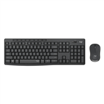 LOGITECH MK295 SILENT WIRELESS KEYBOARD AND MOUSE COMBO BLACK