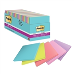 POSTIT 65424SSMIA SUPER STICKY RECYCLED NOTES 76 X 76MM SUPERNOVA CABINET PACK 24
