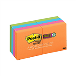 POSTIT 6228SSAU SUPER STICKY MINI NOTES 50 X 50MM RIO DE JANEIRO 8 PADS