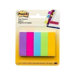 POSTIT 6705AU PAPER PAGE MARKERS 13 X 44MM ASSORTED PACK 5