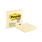 POSTIT 630SS LINED NOTES 76 X 76MM YELLOW