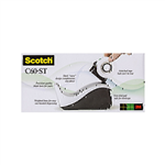 SCOTCH C60ST DESKTOP TAPE DISPENSER SILVERTECH SILVERBLACK