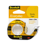 SCOTCH 502 STICKY TAPE 18MM X 25M HANGSELL