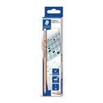 STAEDTLER 132 EXAM GRAPHITE PENCILS 2B WITH ERASER TIP PACK 11