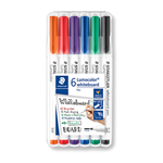 STAEDTLER 301 LUMOCOLOR WHITEBOARD PEN ASSORTED WALLET 5
