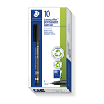 STAEDTLER 319 LUMOCOLOR PERMANENT SPECIAL MARKER 06MM BLACK