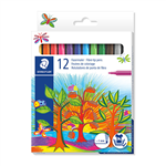 STAED FIBRE TIP PEN AST BX11