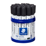 STAEDTLER 351 LUMOCOLOR WHITEBOARD MARKER BULLET BLACK CUP 19
