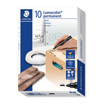 STAEDTLER 352 LUMOCOLOR PERMANENT MARKER BULLET 20MM BLACK