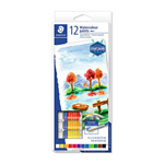 STAED WCOLOUR PAINT ASST BX12