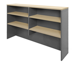 RAPID WORKER OVERHEAD HUTCH 1800 X 1070 X 315MM OAKIRONSTONE