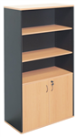 RAPID WORKER WALL UNIT LOCKABLE 1800 X 900 X 450MM BEECHIRONSTONE