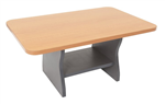 RAPID WORKER COFFEE TABLE 900 X 600MM BEECHIRONSTONE