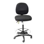 RAPIDLINE EC070BM DRAFTING CHAIR MEDIUM BACK BLACK