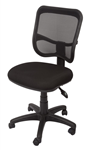 RAPIDLINE EM300 OPERATOR CHAIR MEDIUM MESH BACK BLACK