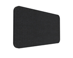 RAPIDLINE ECO PANEL DESK MOUNTED SCREEN 740 X 384MM BLACK
