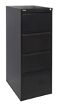 GO STEEL FILING CABINET 4 DRAWERS 460 X 620 X 1321MM BLACK RIPPLE